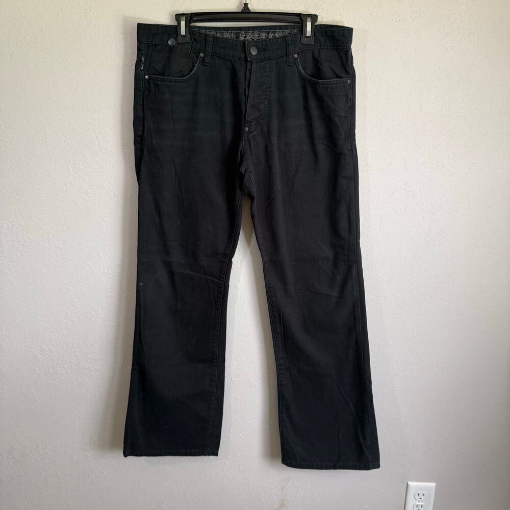 Men’s 33 Black Armani Exchange Preppy Grunge Casual Normcore Wide Leg Jeans